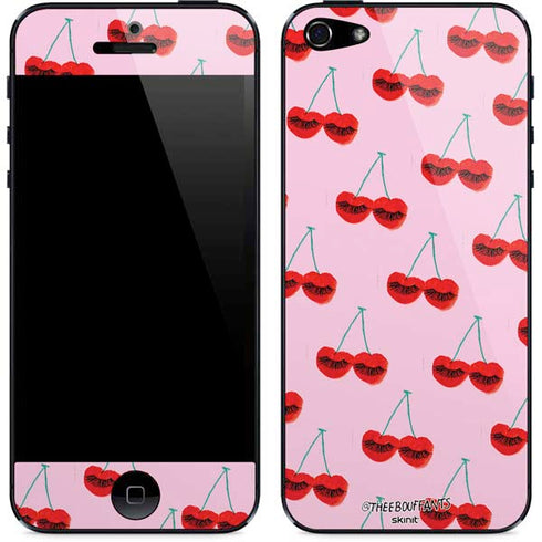 Bouffants and Broken Hearts Cherry Lash iPhone 5/5s/5SE Skin