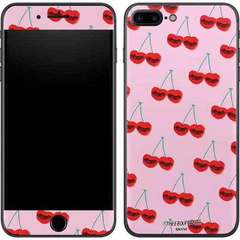 Bouffants and Broken Hearts Cherry Lash iPhone 8 Plus Skin