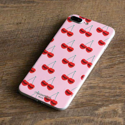 Bouffants and Broken Hearts Cherry Lash iPhone 8 Plus Skin