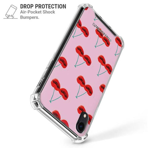 Bouffants and Broken Hearts Cherry Lash iPhone XR Clear Case