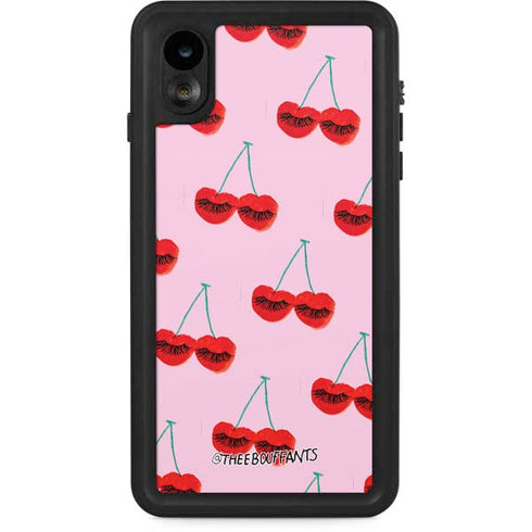 Bouffants and Broken Hearts Cherry Lash iPhone XR Waterproof Case