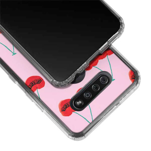 Bouffants and Broken Hearts Cherry Lash LG K51/Q51 Clear Case