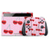 Bouffants and Broken Hearts Cherry Lash Nintendo Switch OLED (2021) Skin