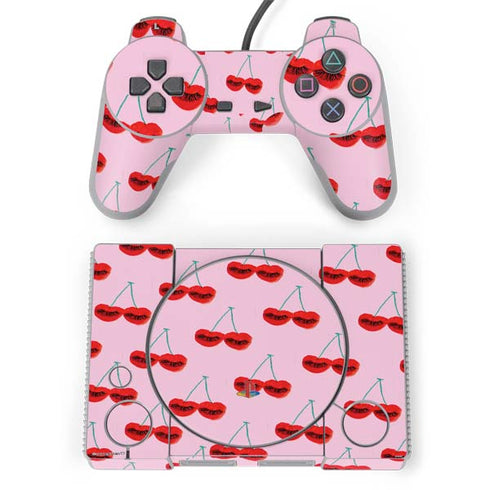 Bouffants and Broken Hearts Cherry Lash PlayStation Classic Bundle Skin