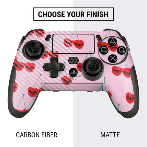 Bouffants and Broken Hearts Cherry Lash PlayStation Scuf Vantage 2 Controller Skin