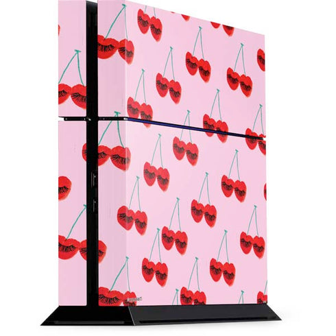 Bouffants and Broken Hearts Cherry Lash PS4 Console Skin