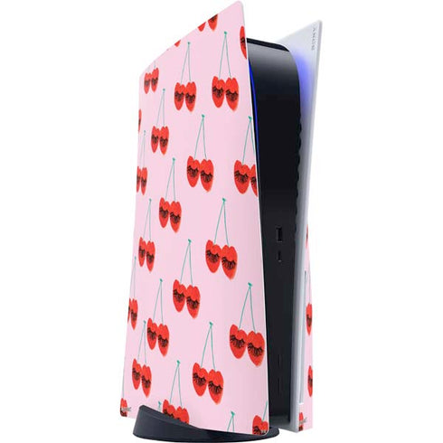 Bouffants and Broken Hearts Cherry Lash PS5 Console Skin