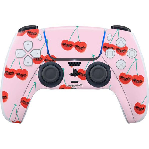 Bouffants and Broken Hearts Cherry Lash PS5 Controller Skin