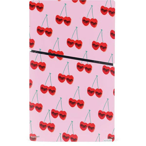 Bouffants and Broken Hearts Cherry Lash PS5 Slim Digital Edition Bundle Skin