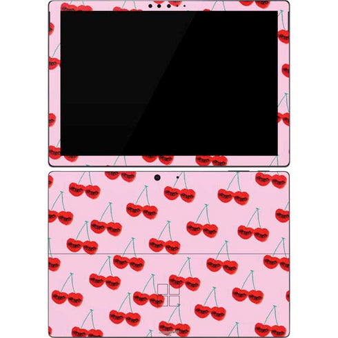 Bouffants and Broken Hearts Cherry Lash Surface Pro 7 Skin