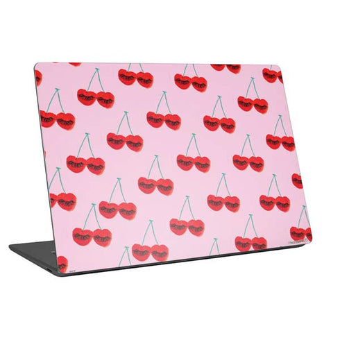 Bouffants and Broken Hearts Cherry Lash Universal Laptop 18in (14.6 x 10.6in) Skin