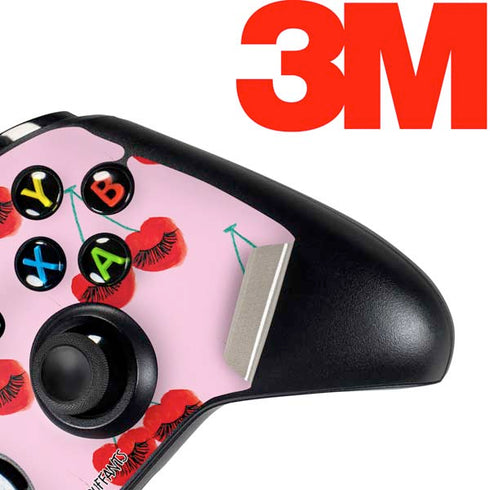 Bouffants and Broken Hearts Cherry Lash Xbox One Controller Skin