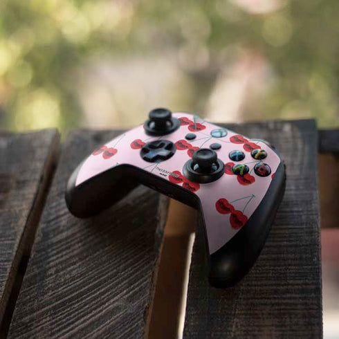 Bouffants and Broken Hearts Cherry Lash Xbox One S All-Digital Edition Bundle Skin