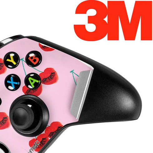 Bouffants and Broken Hearts Cherry Lash Xbox One X Controller Skin