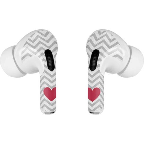 Chevron Heart AirPods Pro 2nd Gen Skin