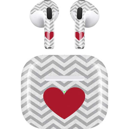 Chevron Heart Apple AirPods (3rd Gen 2021) Skin