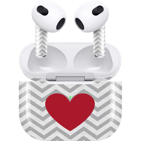 Chevron Heart Apple AirPods (3rd Gen 2021) Skin