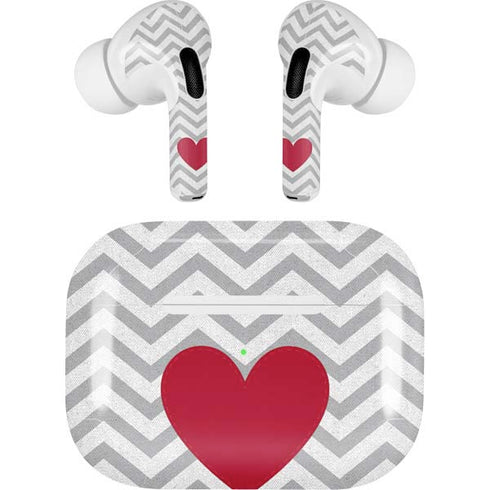 Chevron Heart Apple AirPods Pro Skin