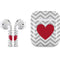 Chevron Heart Apple AirPods Skin