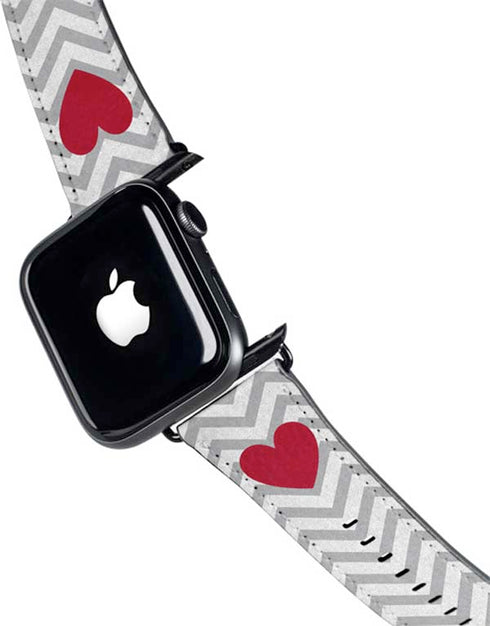 Chevron Heart Apple Watch Band 42-44mm
