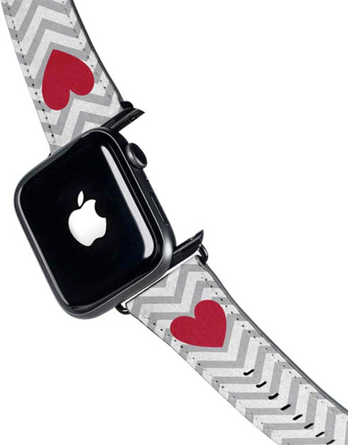 Chevron Heart Apple Watch Band 38-40mm