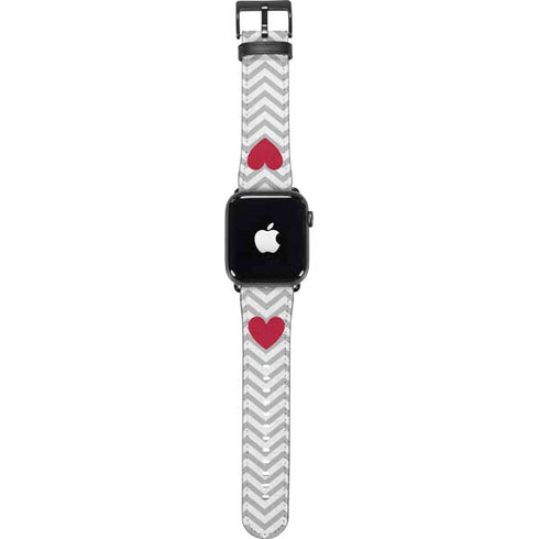 Chevron Heart Apple Watch Band 38-40mm