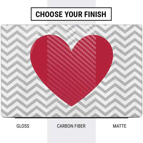 Chevron Heart Dell Vostro Skin