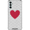 Chevron Heart Galaxy A13 5G Clear Case