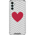 Chevron Heart Galaxy A13 5G Clear Case