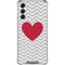Chevron Heart Galaxy A14 5G Clear Case