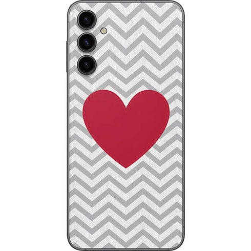 Chevron Heart Galaxy A14 5G Skin