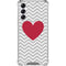 Chevron Heart Galaxy A15 5G Clear Case