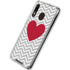 Chevron Heart Galaxy A30 Clear Case