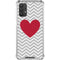 Chevron Heart Galaxy A32 5G Clear Case