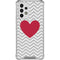 Chevron Heart Galaxy A53 5G Clear Case