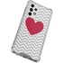 Chevron Heart Galaxy A53 5G Clear Case