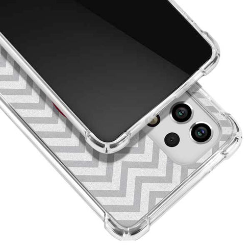 Chevron Heart Galaxy A53 5G Clear Case