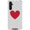 Chevron Heart Galaxy A54 5G Clear Case