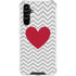 Chevron Heart Galaxy A54 5G Clear Case