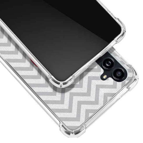 Chevron Heart Galaxy A54 5G Clear Case