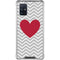 Chevron Heart Galaxy A71 5G Clear Case