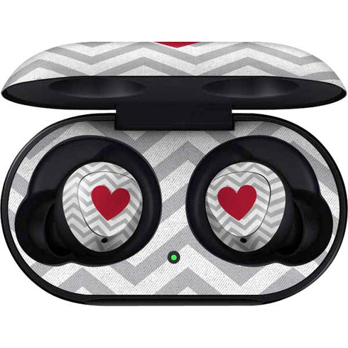 Chevron Heart Galaxy Buds Skin