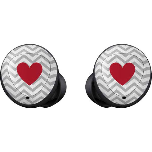 Chevron Heart Galaxy Buds Skin