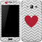 Chevron Heart Galaxy J3 Skin