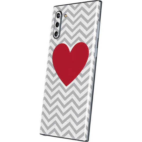Chevron Heart Galaxy Note 10 Skin