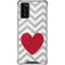 Chevron Heart Galaxy Note20 5G Clear Case