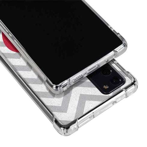 Chevron Heart Galaxy Note20 5G Clear Case