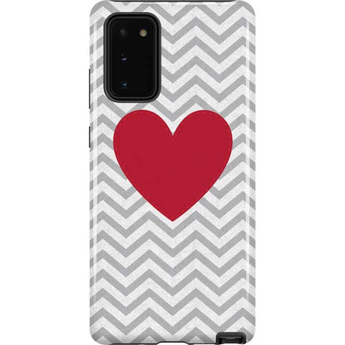 Chevron Heart Galaxy Note20 5G Pro Case