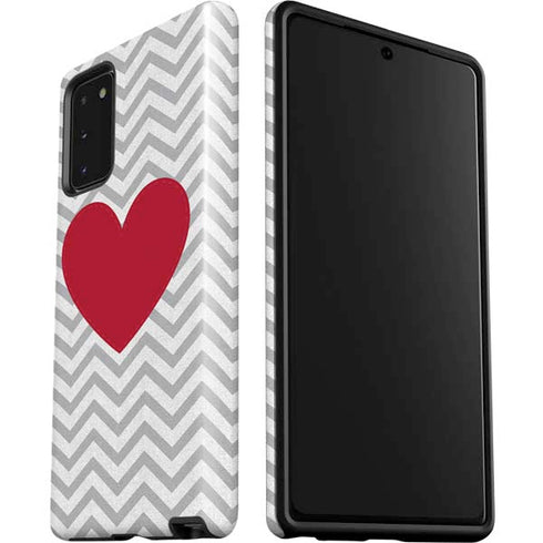 Chevron Heart Galaxy Note20 5G Pro Case