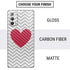 Chevron Heart Galaxy Note20 5G Skin